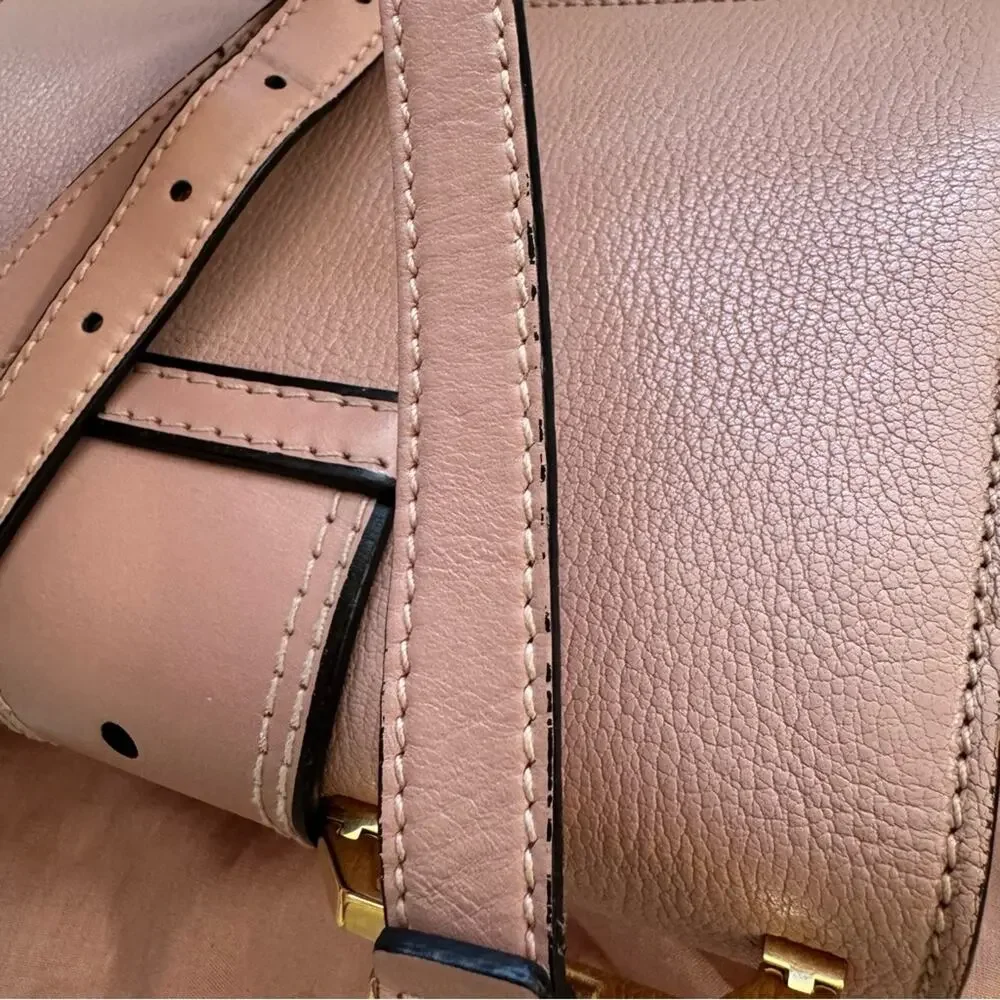 RARE Miu Miu Crystal Embellished Crossbody Bag Pink Leather with Multicolor